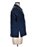 Kenar 100% Silk Blue Short Sleeve Silk Top Size 8 - photo 4