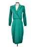 St. John Teal Cocktail Dress Size 4 - photo 1