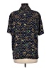 BonWorth 100% Polyester Stars Black Short Sleeve Blouse Size M (petite) - photo 2