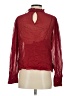 J.Crew Burgundy Long Sleeve Blouse Size S - photo 2