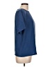 Kathie Lee 100% Polyester Blue Short Sleeve Top Size L (estimated) - photo 4