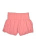 Zenana 100% Nylon Solid Pink Shorts Size L - photo 1