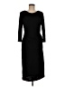 Escada Solid Black Casual Dress Size EU 40 / US 10 - photo 1