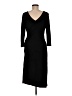 Escada Solid Black Casual Dress Size EU 40 / US 10 - photo 2