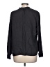 Uniqlo 100% Rayon Black Long Sleeve Blouse Size L - photo 2