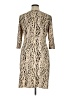 J. McLaughlin Animal Print Gold Cocktail Dress Size XL - photo 2