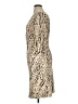 J. McLaughlin Animal Print Gold Cocktail Dress Size XL - photo 5