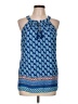 Rose + Olive 100% Polyester Blue Tank Top Size L - photo 1