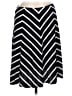 Max Studio Chevron-herringbone Black Casual Skirt Size L - photo 1