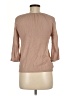 Ember 100% Polyester Tan 3/4 Sleeve Blouse Size M - photo 2