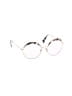 Miu Miu Pink Gold Round Sunglasses One size - photo 1