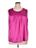 Sejour Pink Sleeveless Silk Top Size 16 - photo 1