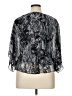 Lilly Lou 100% Polyester Black 3/4 Sleeve Blouse Size XL - photo 2