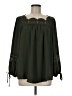 Torrid 100% Polyester Green 3/4 Sleeve Blouse Size Med Plus (00) - photo 1
