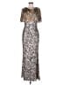 Mac Duggal Silver Cocktail Dress Size 6 - photo 1