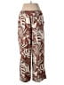 Susan Graver Paisley Brown Casual Pants Size M - photo 2