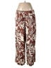 Susan Graver Paisley Brown Casual Pants Size M - photo 1