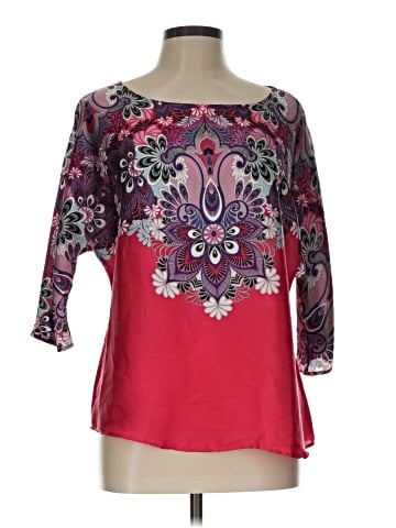 Elementz 3/4 Sleeve Blouse (view 1)