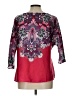 Elementz 100% Polyester Pink 3/4 Sleeve Blouse Size L - photo 2