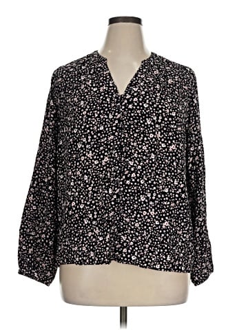 On 34th 3/4 Sleeve Blouse (view 1)