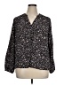 On 34th 100% Viscose Floral Black 3/4 Sleeve Blouse Size 1X - photo 1