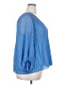Nine West 100% Polyester Blue 3/4 Sleeve Blouse Size XXL - photo 4