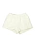 Tic : Toc 100% Polyester Solid Ivory Shorts Size S - photo 1