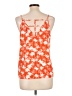 Trouve 100% Polyester Orange Sleeveless Blouse Size L - photo 2