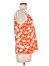Trouve 100% Polyester Orange Sleeveless Blouse Size L - photo 4