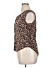 41Hawthorn 100% Rayon Animal Print Brown Sleeveless Blouse Size XL - photo 5