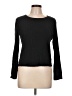 Next 100% Cotton Black Long Sleeve Top Size L - photo 1