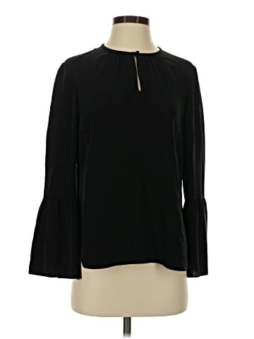 J.Crew Long Sleeve Silk Top (view 1)