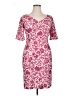 JS Collections Print Pink Cocktail Dress Size 10 - photo 1