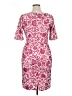 JS Collections Print Pink Cocktail Dress Size 10 - photo 2