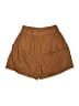 Shein Solid Brown Khaki Shorts Size 4 - photo 2
