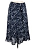 MICHAEL Michael Kors 100% Polyester Paisley Blue Casual Skirt Size M - photo 1