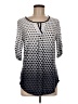 Perseption Concept Gray 3/4 Sleeve Blouse Size M - photo 1