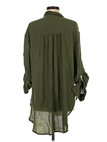 DKNY 3/4 Sleeve Button-Down Shirt (view 2)