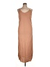OZMA Solid Tan Casual Dress Size XL - photo 1