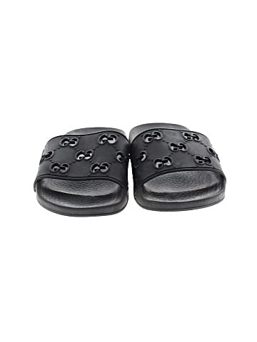 Gucci GG Laser Cut Rubber Slides (view 2)