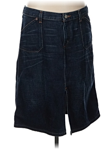 Express Denim Skirt (view 1)