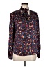 Laundry by Shelli Segal 100% Polyester Blue Long Sleeve Blouse Size M - photo 1