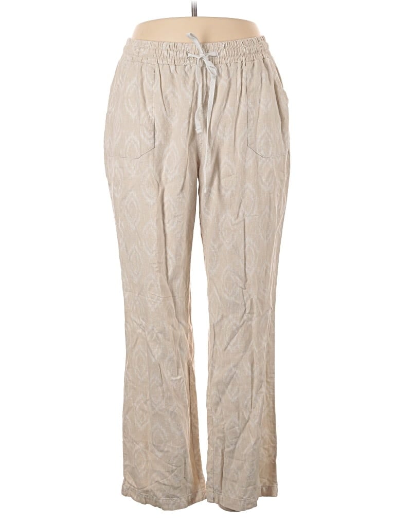 Pre-owned C Established 1946 Linen Pants In Ivory