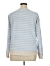 Staccato Stripes Blue Pullover Sweater Size XL (estimated) - photo 2