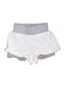 Fabletics Color Block Solid Silver White Athletic Shorts Size S (estimated) - photo 1