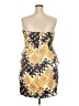 Snap Print Yellow Cocktail Dress Size 18 - photo 2