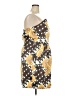 Snap Print Yellow Cocktail Dress Size 18 - photo 4
