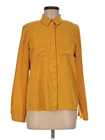 Calvin Klein Long Sleeve Button-Down Shirt (view 1)