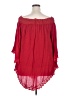 Zanzea Collection 100% Rayon Red 3/4 Sleeve Blouse Size XXL - photo 2