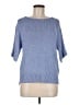 Chico's Solid Blue Pullover Sweater Size Med (1) - photo 1